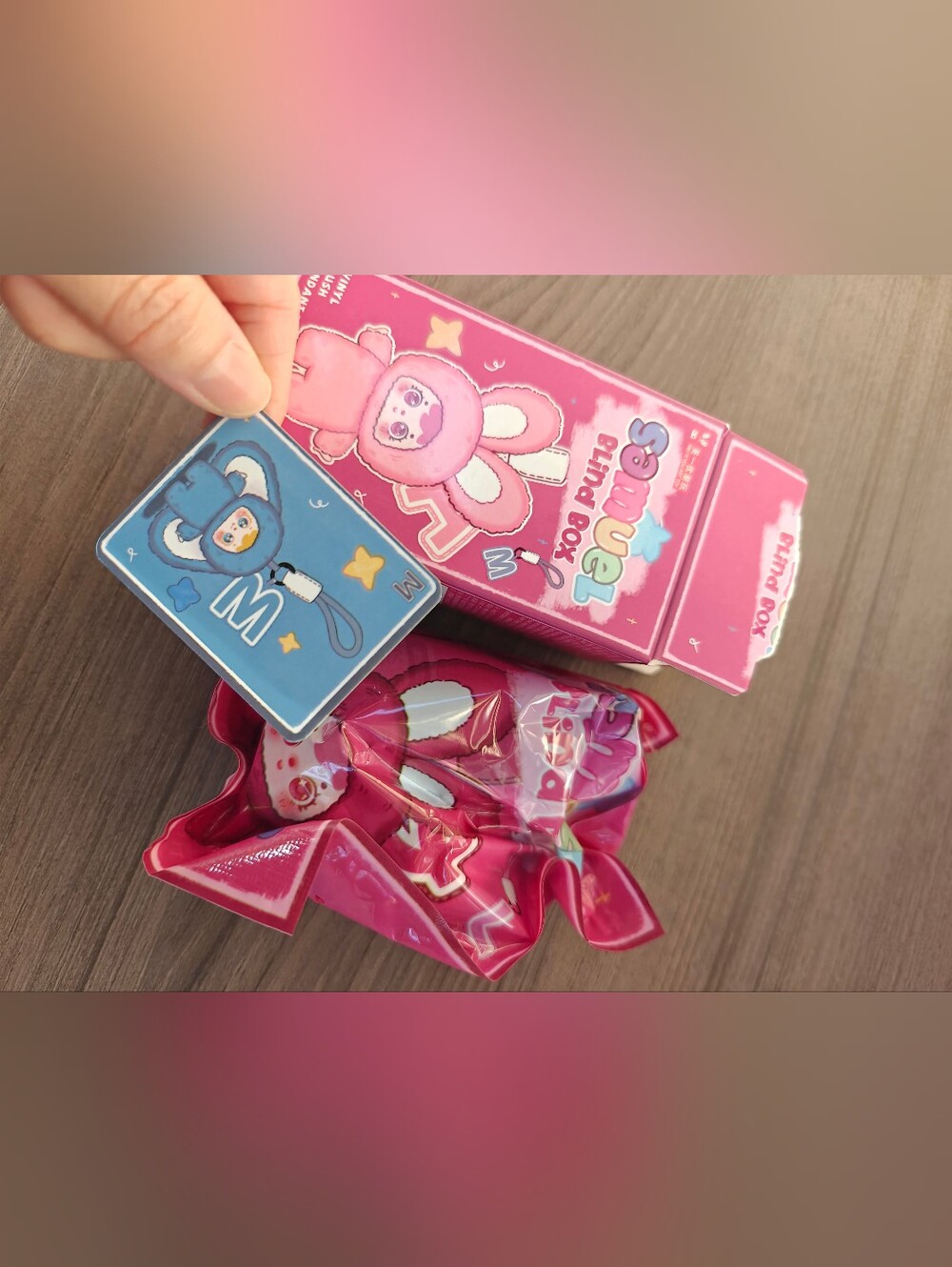 Samuel Mini Collectible Plush Box Pink NWT